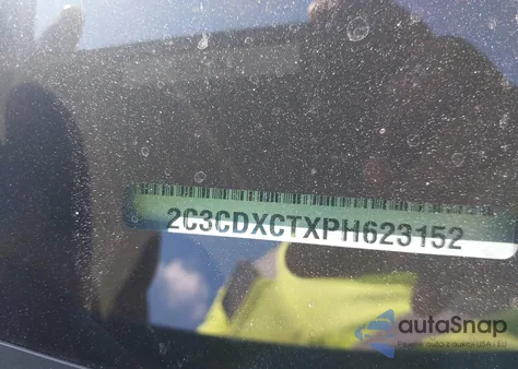 2023 Dodge Charger R/T из США, поврежденный, VIN 2C3CDXCTXPH623152